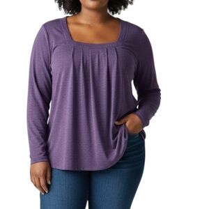 Karalin Long Sleeve Top Purple